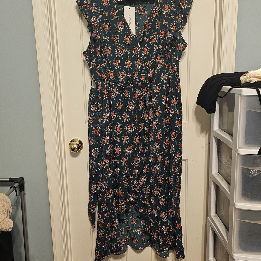 BloomChic Floral High Low Dress